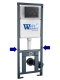 Инсталляция WeltWasser для унитаза WW MARBERG 410 + RD BL 10000011210 Круглая черная кнопка.