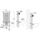 Инсталляция WeltWasser для унитаза WW MARBERG 507 + RD BL 10000011214 Круглая черная кнопка.