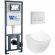 Комплект унитаза с инсталляцией WeltWasser Marberg 410 +Merzbach 043 GL-WT +MAR 410 SE GL-WT 10000011307 белый глянцевый