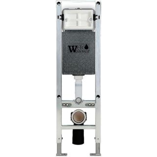 Комплект унитаза с инсталляцией WeltWasser Amberg 350 ST +Merzbach 043 MT-BL +Amberg RD-CR 10000011323 черный матовый