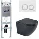 Комплект унитаза с инсталляцией WeltWasser Amberg 350 ST +Merzbach 043 MT-BL +Amberg RD-WT 10000011325 черный матовый