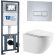 Комплект унитаза с инсталляцией WeltWasser Marberg 410 +Merzbach 043 MT-WT +MAR 410 SE-CR 10000011433 белый матовый