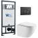 Комплект унитаза с инсталляцией WeltWasser Marberg 507 +Merzbach 043 MT-WT +MAR 507 SE MT-BL 10000011442 белый матовый