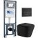 Комплект унитаза с инсталляцией WeltWasser Marberg 410 +Salzbach 043 MT-BL +MAR 410 SE MT-BL 10000011552 черный матовый