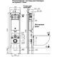 Комплект унитаза с инсталляцией WeltWasser Amberg 350 ST +Salzbach 043 MT-GR +Amberg RD-BL 10000011562 серый матовый