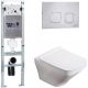 Комплект унитаза с инсталляцией WeltWasser Amberg 350 ST +Hofbach 041 GL-WT +Amberg RD-MT CR 10000011644 белый глянцевый