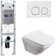 Комплект унитаза с инсталляцией WeltWasser Amberg 350 ST +Hofbach 041 GL-WT +Amberg RD-WT 10000011645 белый глянцевый