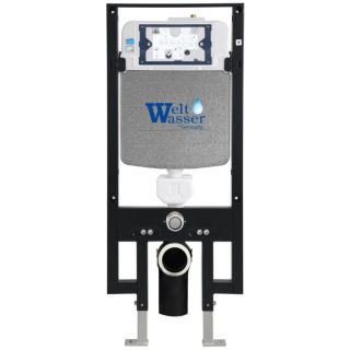 Комплект унитаза с инсталляцией WeltWasser Amberg 497 +Hofbach 041 GL-WT +Amberg RD-WT 10000011650 белый глянцевый