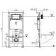 Комплект унитаза с инсталляцией WeltWasser Amberg 506 +Hofbach 041 GL-WT +Amberg RD-CR 10000011658 белый глянцевый