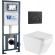 Комплект унитаза с инсталляцией WeltWasser Marberg 410 +Hofbach 041 GL-WT +MAR 410 RD MT-BL 10000011677 белый глянцевый