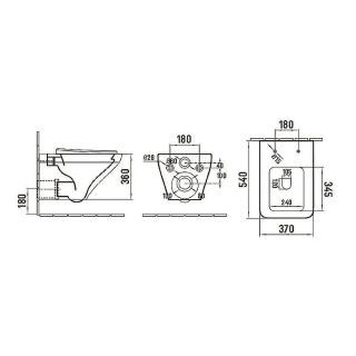 Комплект унитаза с инсталляцией WeltWasser Marberg 410 +Hofbach 041 GL-WT +MAR 410 SE-CR 10000011678 белый глянцевый