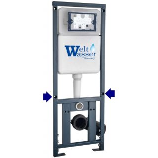 Комплект унитаза с инсталляцией WeltWasser Marberg 410 +Hofbach 041 GL-WT +MAR 410 SE MT-BL 10000011680 белый глянцевый