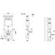 Комплект унитаза с инсталляцией WeltWasser Marberg 410 +Hofbach 041 GL-WT +MAR 410 SE MT-BL 10000011680 белый глянцевый