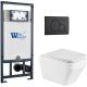 Комплект унитаза с инсталляцией WeltWasser Marberg 507 +Hofbach 041 GL-WT +MAR 507 RD MT-BL 10000011684 белый глянцевый