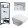 Комплект унитаза с инсталляцией WeltWasser Marberg 507 +Hofbach 041 GL-WT +MAR 507 SE 10000011685 белый глянцевый