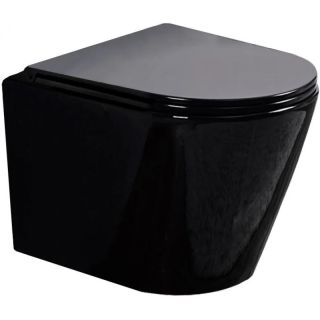 Подвесной унитаз Weltwasser WW Salzbach 043 GL-BL 10000011696 черный глянцевый