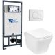 Комплект унитаза с инсталляцией Weltwasser Marberg 507 + Gelbach 043 GL-WT + MAR 507 RD GL-WT 10000011879 белый глянцевый