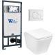 Комплект унитаза с инсталляцией Weltwasser Marberg 507 + Gelbach 043 MT-WT + MAR 507 RD GL-WT 10000011919 белый матовый