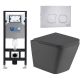 Комплект унитаза с инсталляцией Weltwasser Amberg 506 + Gelbach 043 MT-GR + Amberg RD-MT CR 10000012027 серый матовый