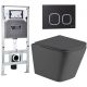 Комплект унитаза с инсталляцией Weltwasser Amberg 506 ST + Gelbach 043 MT-GR + Amberg RD-BL 10000012030 серый матовый