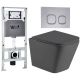 Комплект унитаза с инсталляцией Weltwasser Amberg 506 ST + Gelbach 043 MT-GR + Amberg RD-CR 10000012031 серый матовый