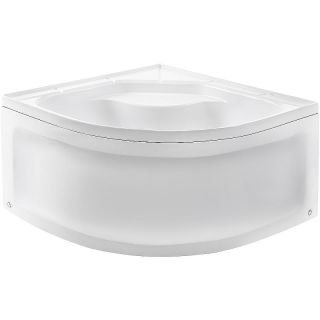 Душевая кабина с поддоном Мономах XL 100/44 С МЗ 10000012115 100x100 хром стекло прозрачное с рисунком