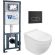 Комплект унитаза с инсталляцией WeltWasser Marberg 410 + Heimbach 043 GL-WT + MAR 410 SE MT-BL 10000012161 белый глянцевый