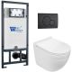 Комплект унитаза с инсталляцией WeltWasser Marberg 507 + Heimbach 043 GL-WT + MAR 507 RD MT-BL 10000012165 белый глянцевый