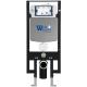 Комплект унитаза с инсталляцией WeltWasser Amberg 497 +Merzbach 043 GL-BL +Amberg RD-BL 10000012176 черный глянцевый