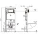Комплект унитаза с инсталляцией WW Amberg 506 ST +Heimbach 043 MT-BL +Amberg RD-WT 10000012244 черный матовый