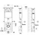 Комплект унитаза с инсталляцией WW Marberg 410 +Heimbach 043 MT-BL +MAR 410 SE MT-BL 10000012251 черный матовый