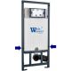 Комплект унитаза с инсталляцией WeltWasser Marberg 507 +Heimbach 043 MT-BL +MAR 507 SE GL-WT 10000012257 черный матовый