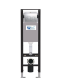 Инсталляция WeltWasser для унитаза WW AMBERG 350 + BL 10000012280 Черная кнопка.