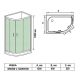 Душевое ограждение Weltwasser WW500 С H15 10000012453 R 120х90 хром