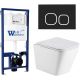 Комплект унитаза с инсталляцией Weltwasser Bamberg 525 + Gelbach 043 MT-WT + Bamberg BL 10000012802 белый матовый