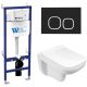 Комплект унитаза с инсталляцией WeltWasser Bamberg 460 +Kehlbach 004 GL-WT +Bamberg BL 10000012849 белый глянцевый