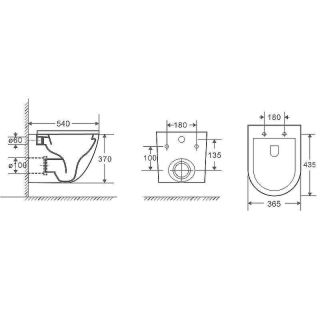 Комплект унитаза с инсталляцией WeltWasser Bamberg 460 +Merzbach 041 XL MT-BL +Bamberg BL 10000012869 черный матовый