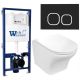 Комплект унитаза с инсталляцией WeltWasser Bamberg 525 +Odenbach 004 GL-WT +Bamberg BL 10000012924 белый глянцевый