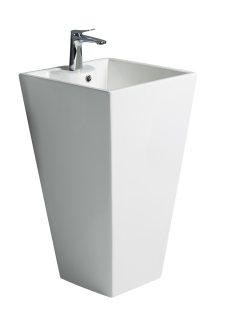 Раковина Weltwasser напольная 480х470х830 мм WW LEERBACH 4847 GL-WT 10000013338 белый