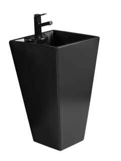 Раковина Weltwasser напольная 480х470х830 мм WW LEERBACH 4847 MT-BL 10000013339 черный