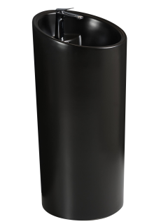 Раковина Weltwasser напольная 450х460х970 мм WW LEERBACH 4546 MT-BL 10000013341 черный