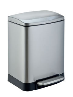 Педальное ведро Weltwasser GOLF MT 6L 10000013380 Матовая сталь