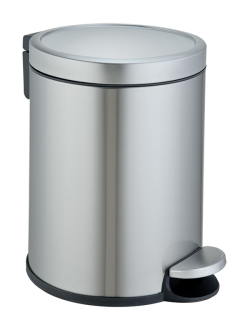 Педальное ведро Weltwasser LORA MT  6L 10000013389 Матовая сталь