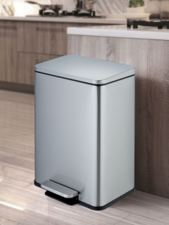 Педальное ведро Weltwasser GOLF MT 20L 10000013394 Матовая сталь