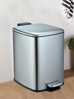 Педальное ведро Weltwasser BERG MT  6L 10000013396 Матовая сталь