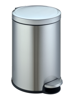 Педальное ведро Weltwasser LORA MT 12L 10000013405 Матовая сталь