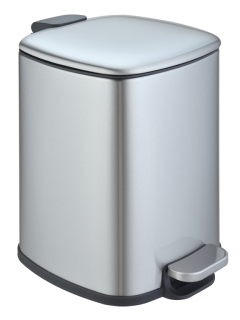 Педальное ведро Weltwasser BERG MT 12L 10000013410 Матовая сталь