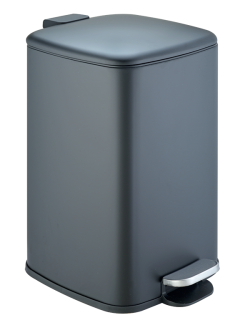 Педальное ведро Weltwasser BERG BL 12L 10000013411 Черный матовый