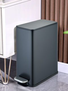 Педальное ведро Weltwasser PAOLO BL 10L 10000013417 Черный матовый