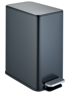 Педальное ведро Weltwasser PAOLO BL 15L 10000013419 Черный матовый